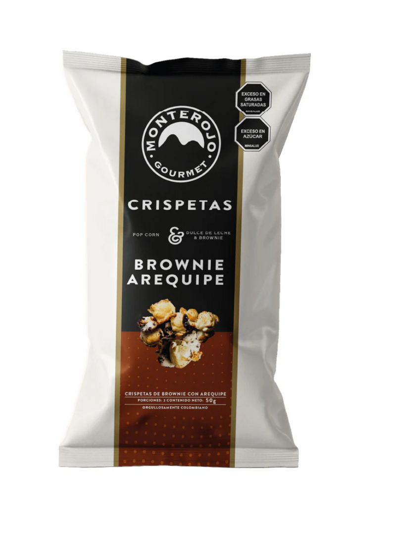 CRISPETAS BROWNIE AREQUIPE X 50 GR MONTEROJO