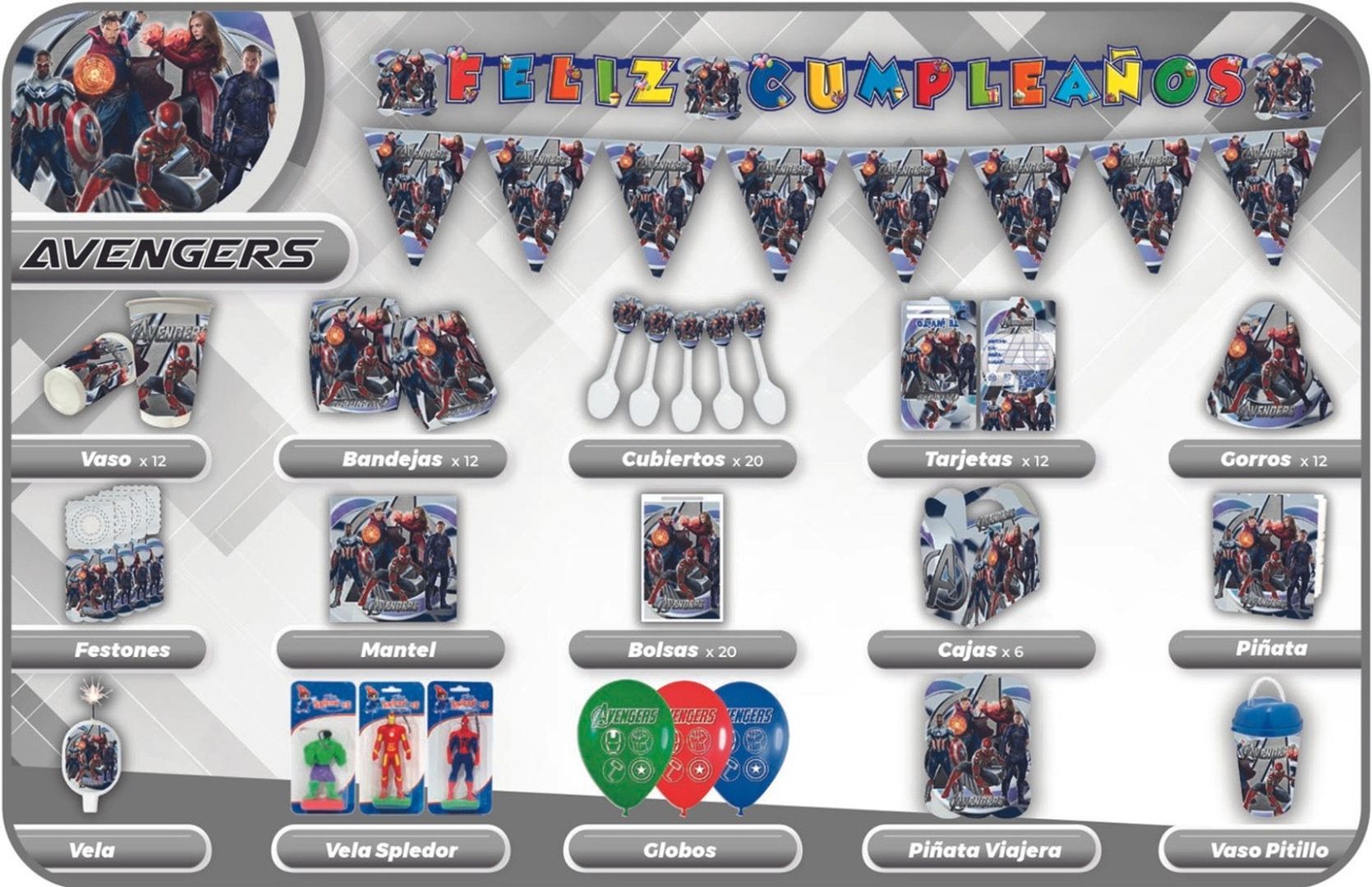 DECORACIÓN DE AVANGERS