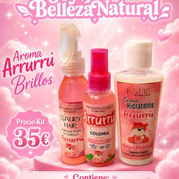 Imagen del producto KIT AROMA ARRURRU CON BRILLOS 120ML