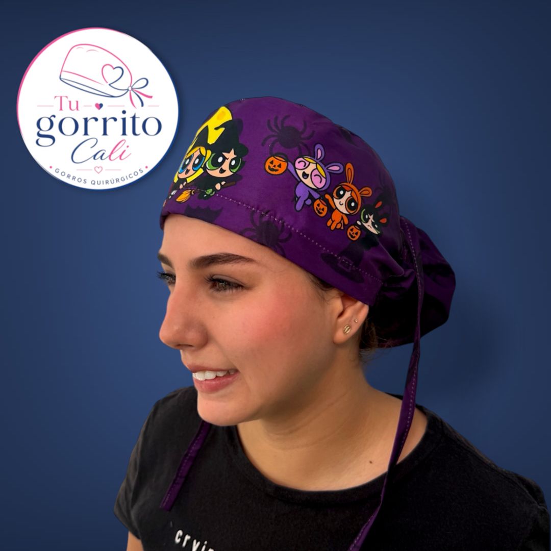 Chicas superpoderosas Halloween morado