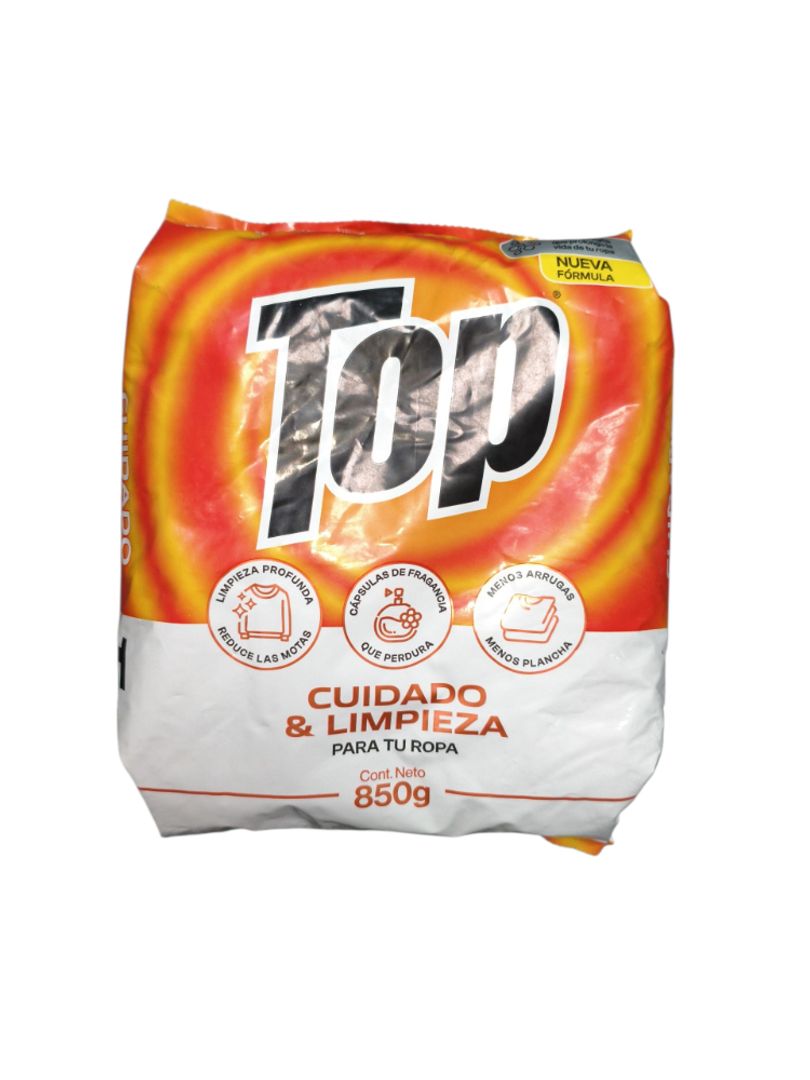 DETERGENTE TOP CUIDADO LIMPIEZA*850G