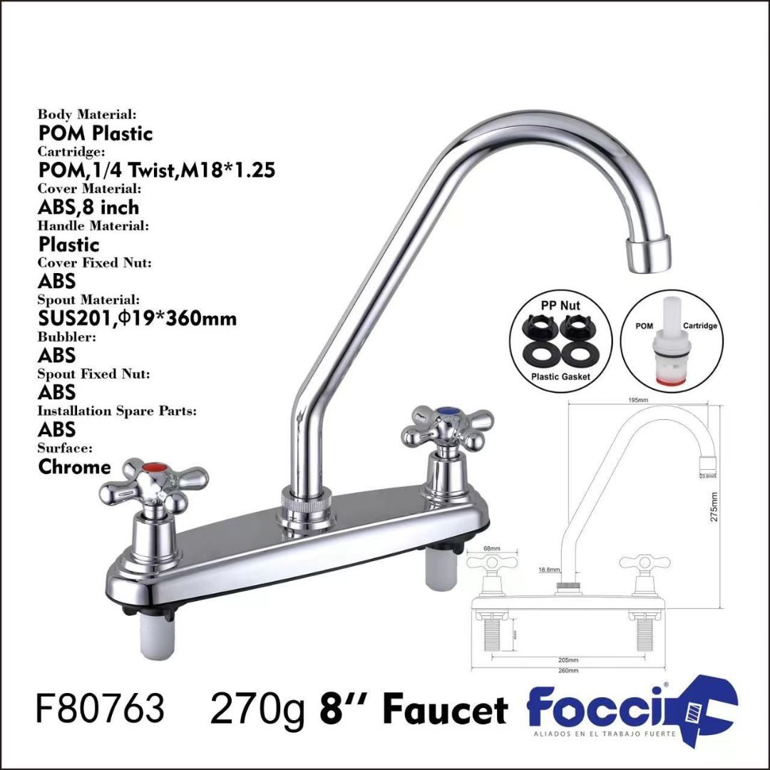 MEZCLADOR LAVAPLATOS MESA CRUCETA FOCCI