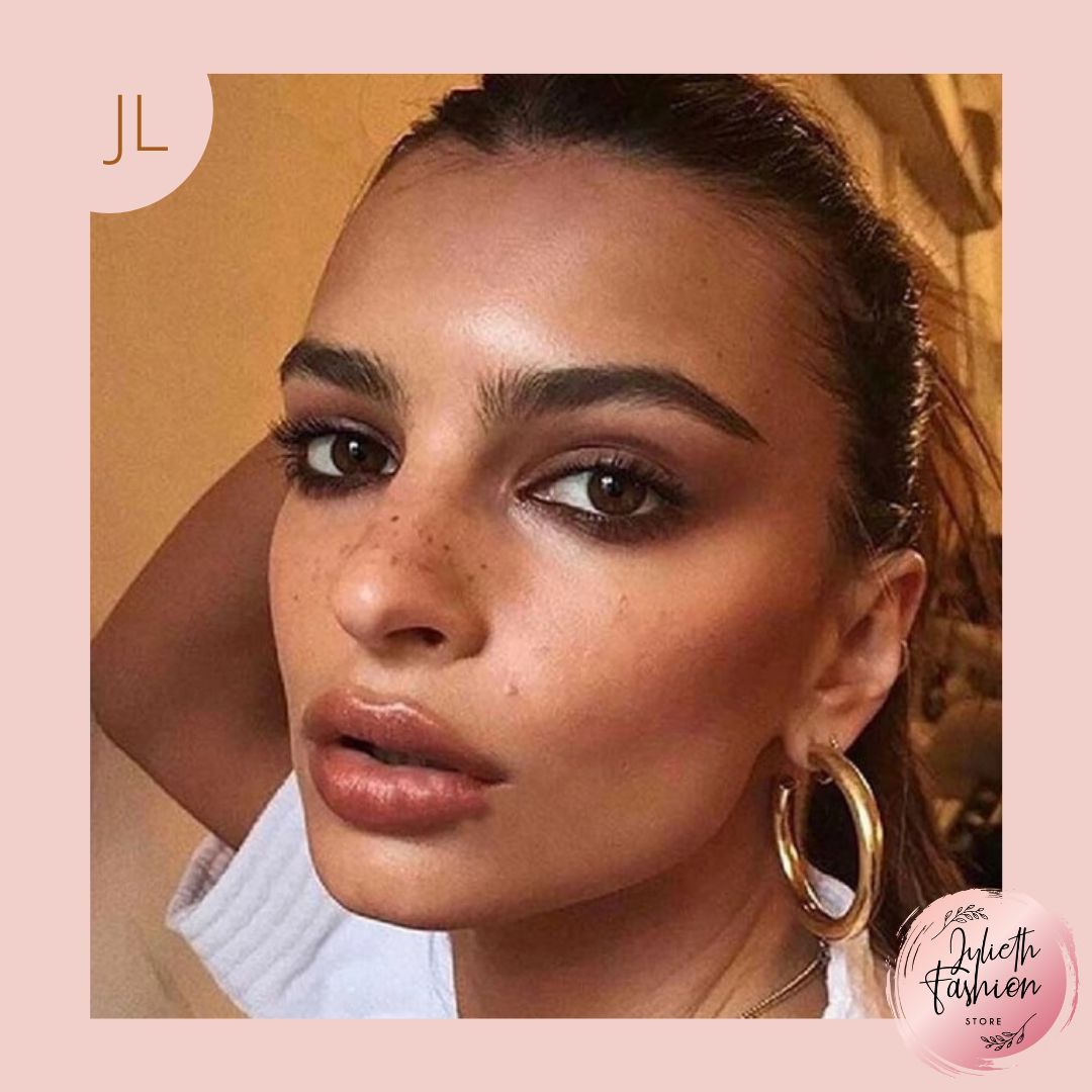 Aretes Acero Aro-Grueso 5Cms