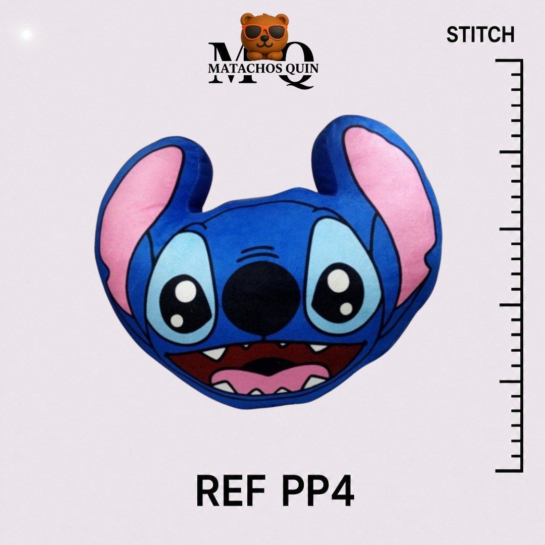 COJÍN DE LA CARA DE STITCH