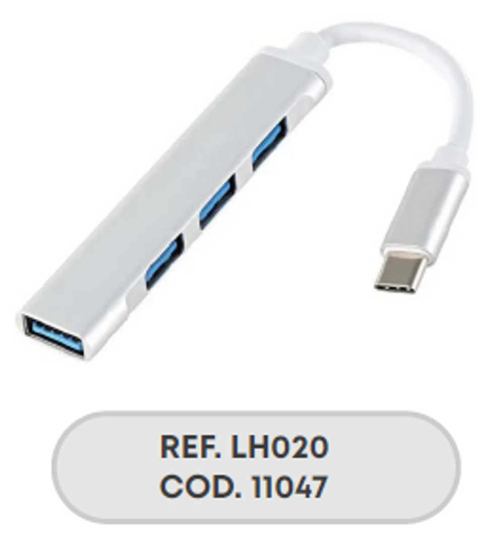 HUB USB TIPO C X4 USB A 3.0