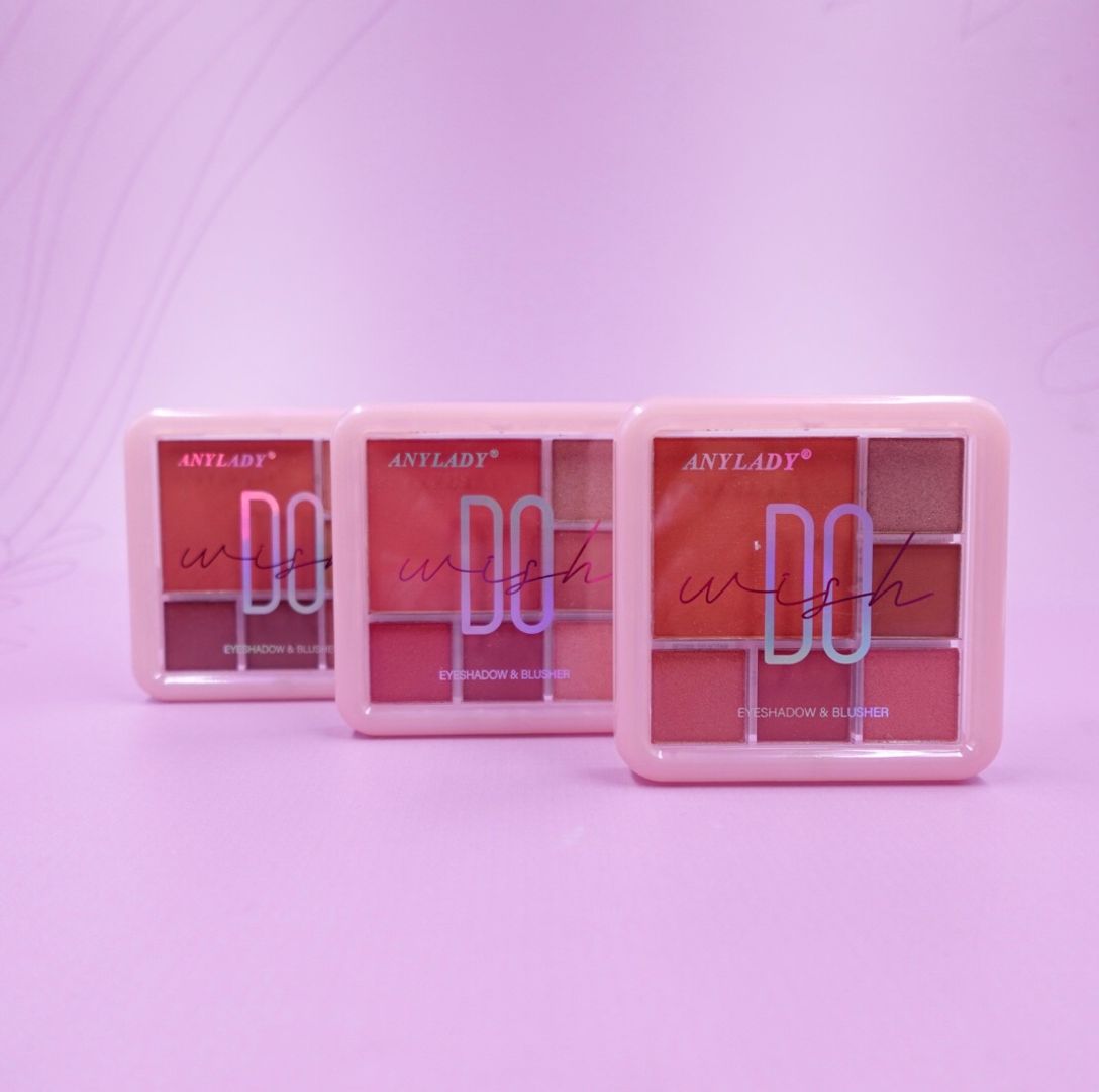 MINI PALETA SOMBRAS + RUBOR DO WISH ANYLADY