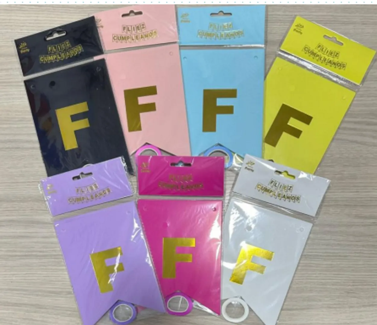 GUIRNALDA DOS PUNTAS PASTEL