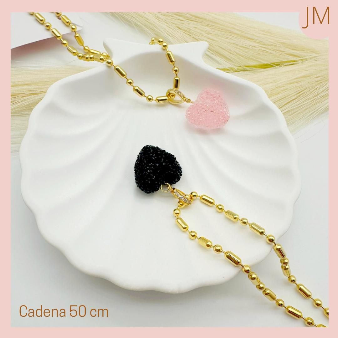 Lindo Collar Grueso Dije Gomitas Corazón