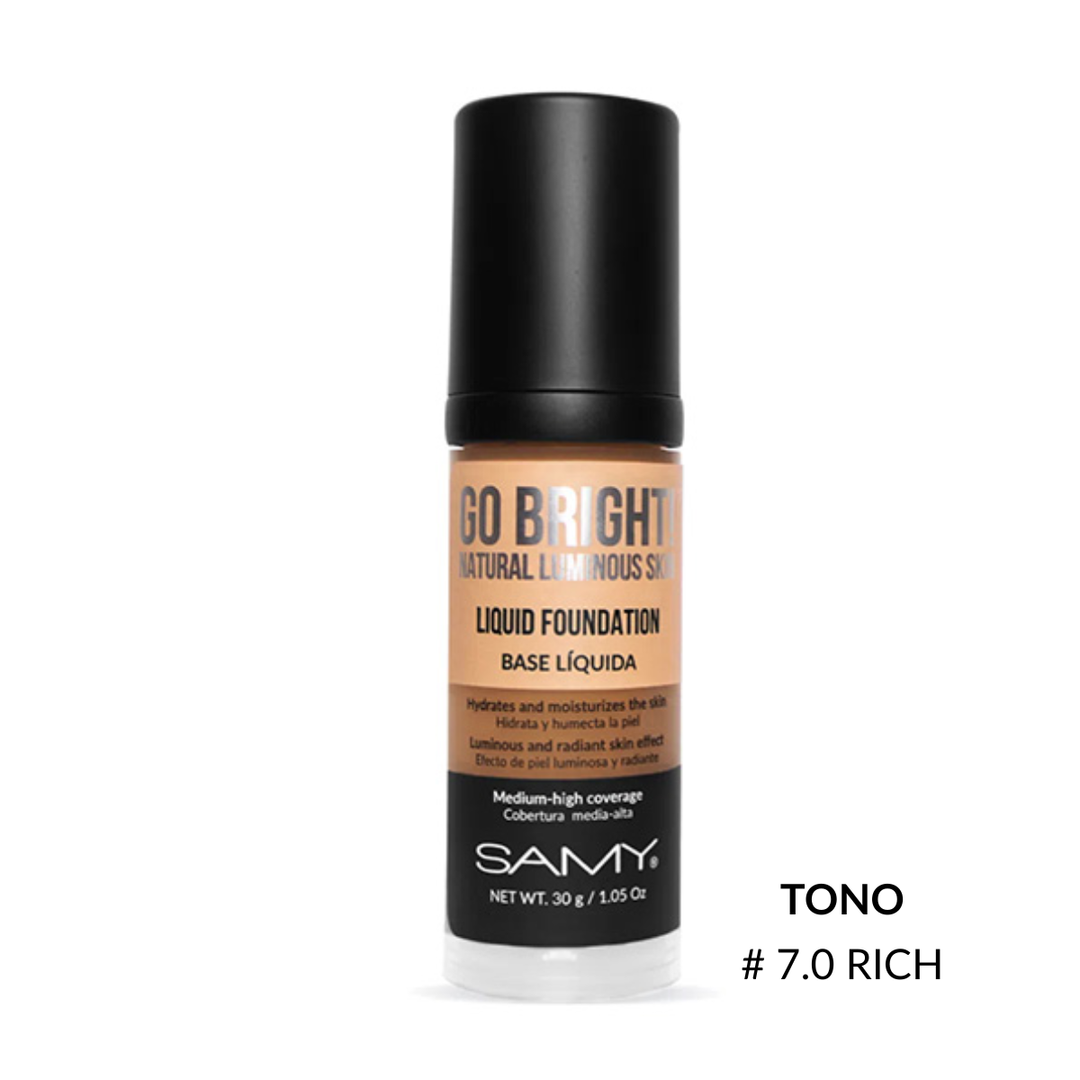 BASE LIQUIDA GO BRIGHT 30 G SAMY 