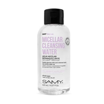 Imagen del producto AGUA MICELAR DESMAQUILLANTE SAMY DERMATOLÓGICAMENTE COMPROBADA x 125 ml