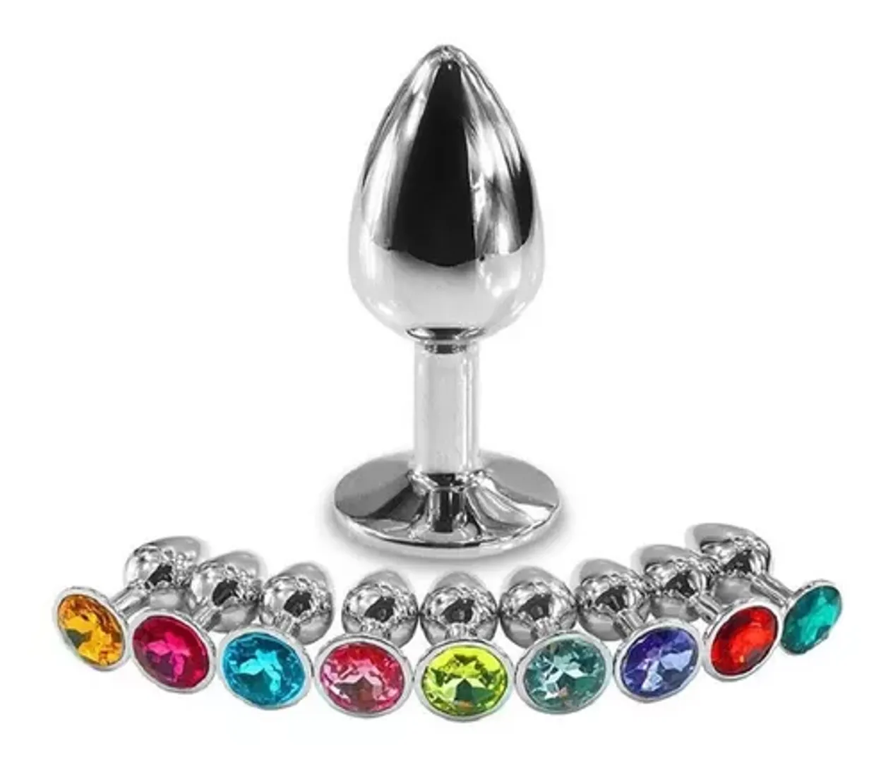 PLUG METÁLICO JOYA REDONDO TALLA L