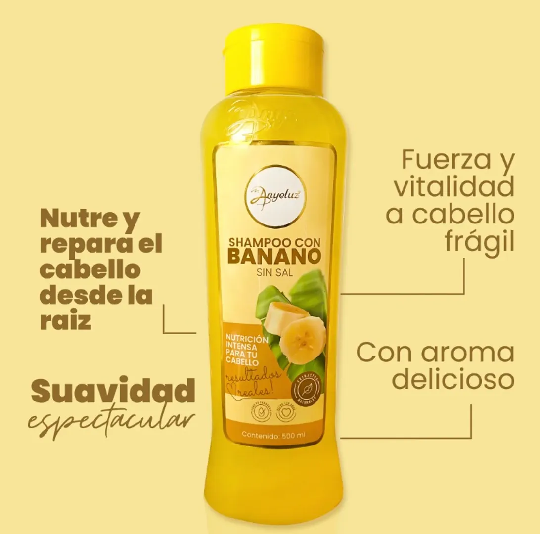 SHAMPOO CON BANANO ANYELUZ 