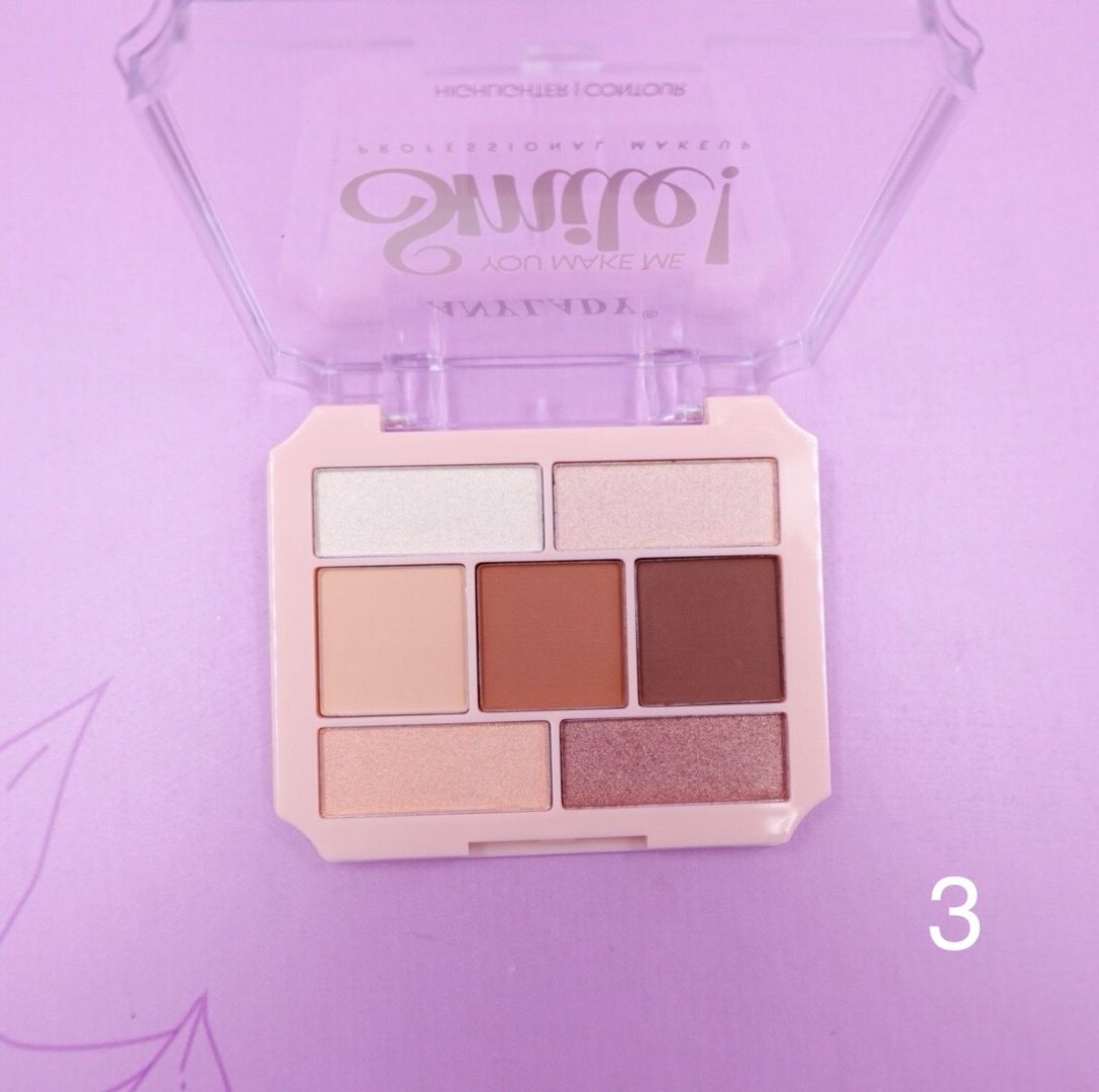 PALETA DE ILUMINADOR Y CONTORNO SMILE ANYLADY