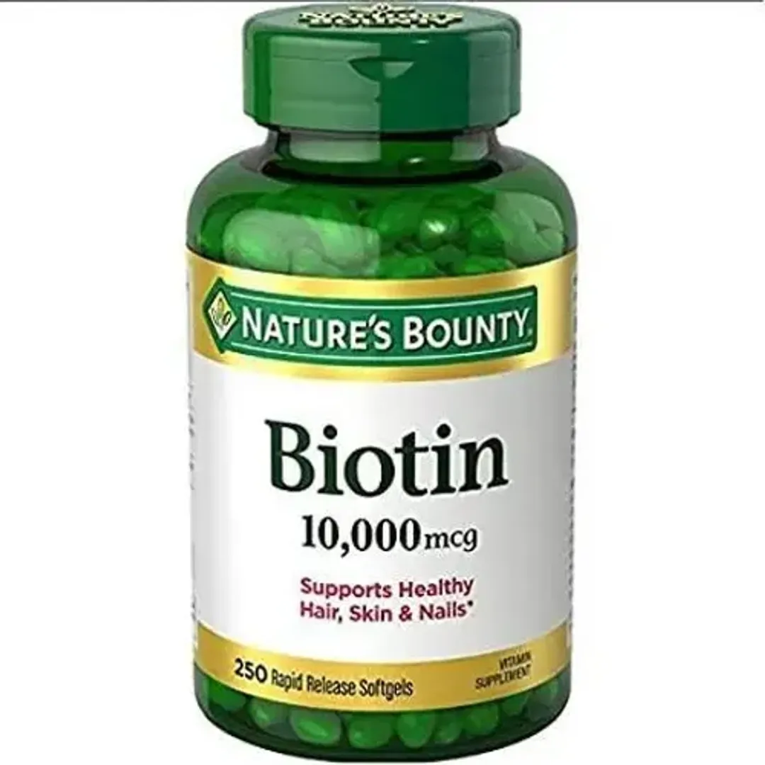 BIOTIN 10000 MCG 250 SOFTGELS NATURES BOUNTY