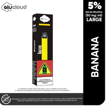 Imagen del producto Glucloud Banana 1300 Puffs Large