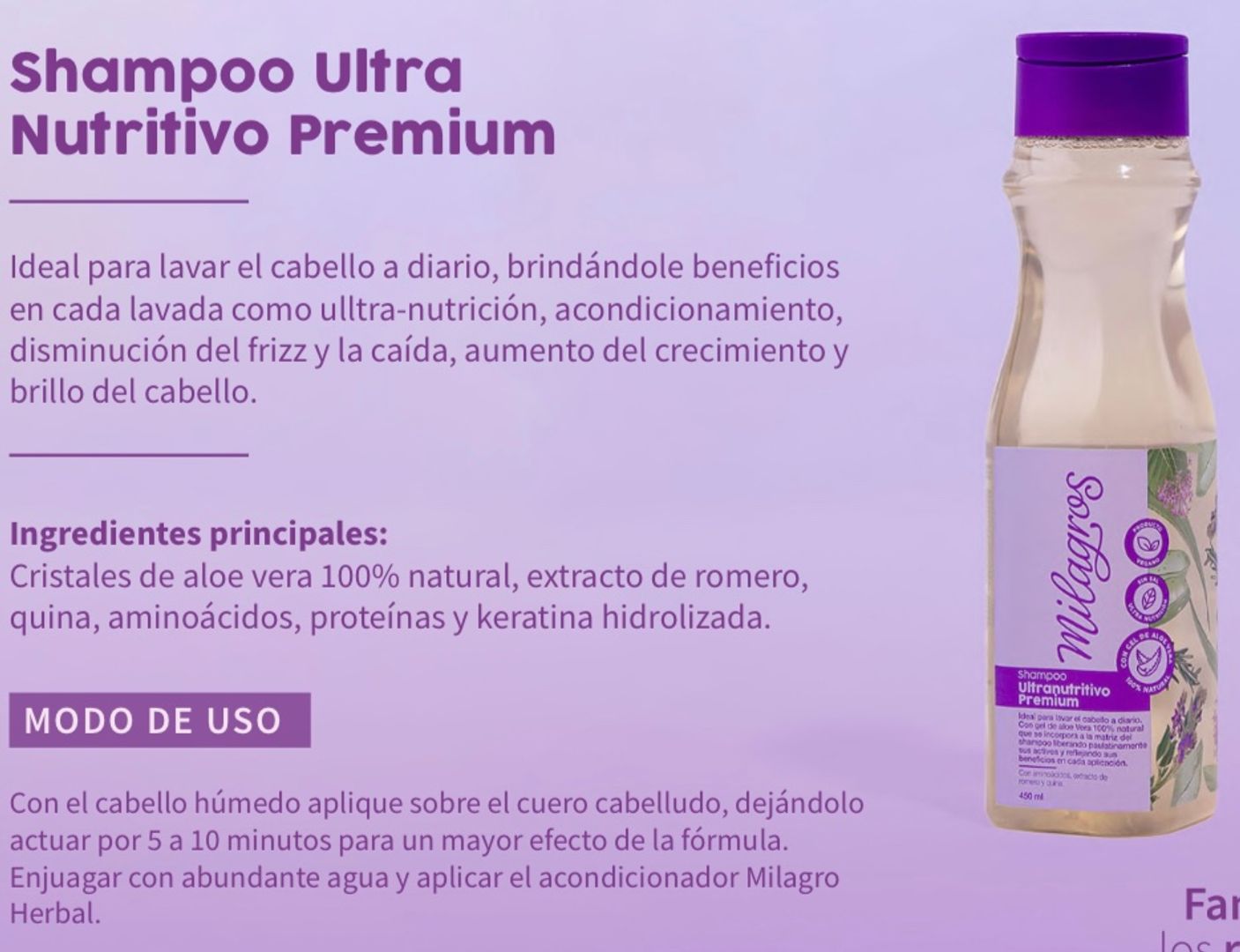 SHAMPOO ULTRANUTRITIVO