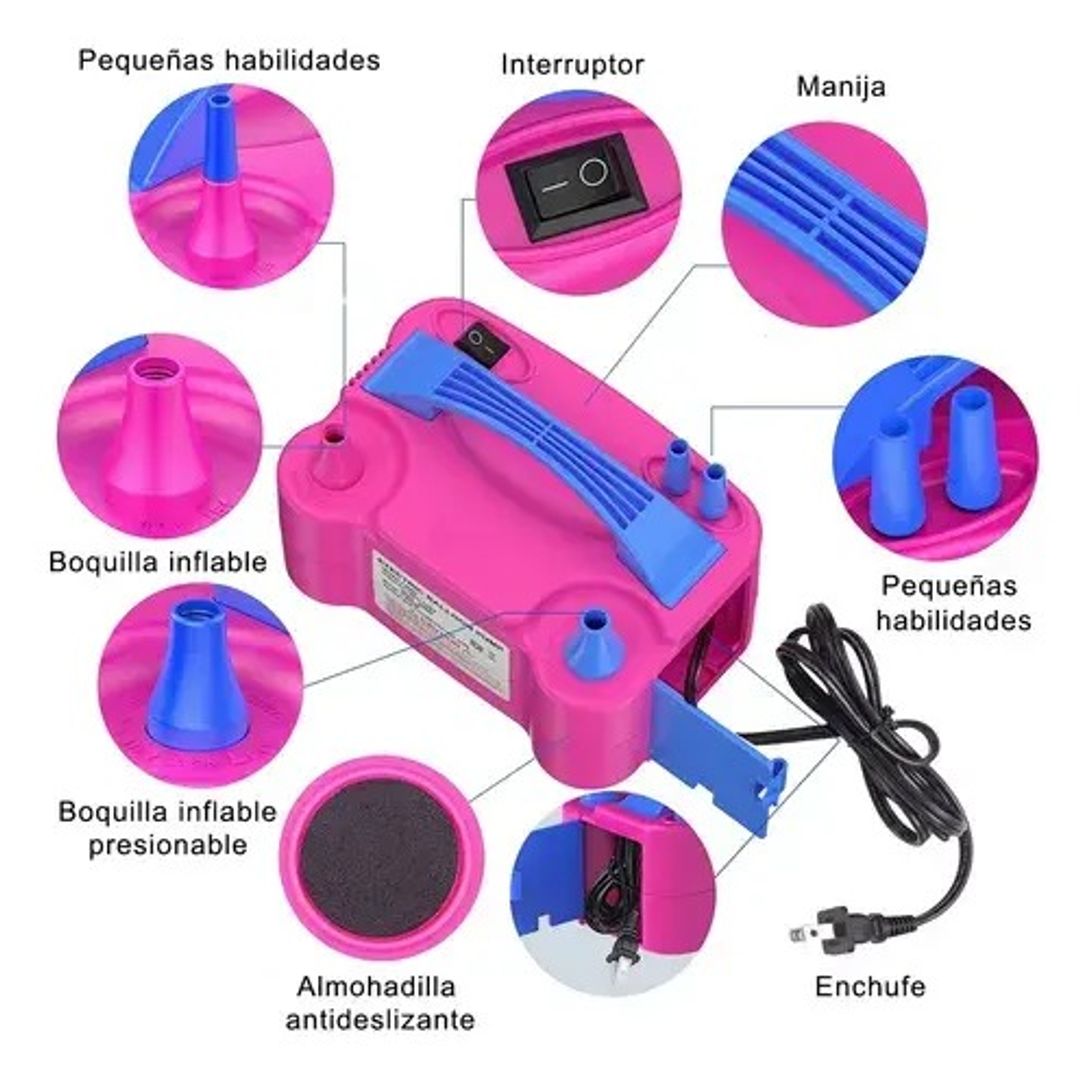  Bomba Eléctrica para Inflar Globos