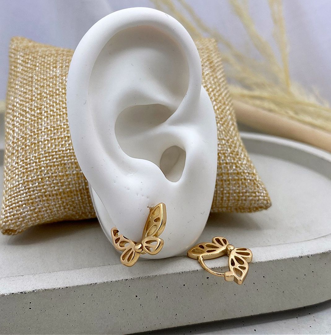Candonga mariposa, oro rosa, covergold 