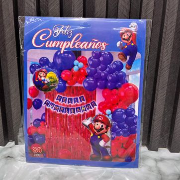 Imagen del producto ARCO DE GLOBOS MARIO BROSS