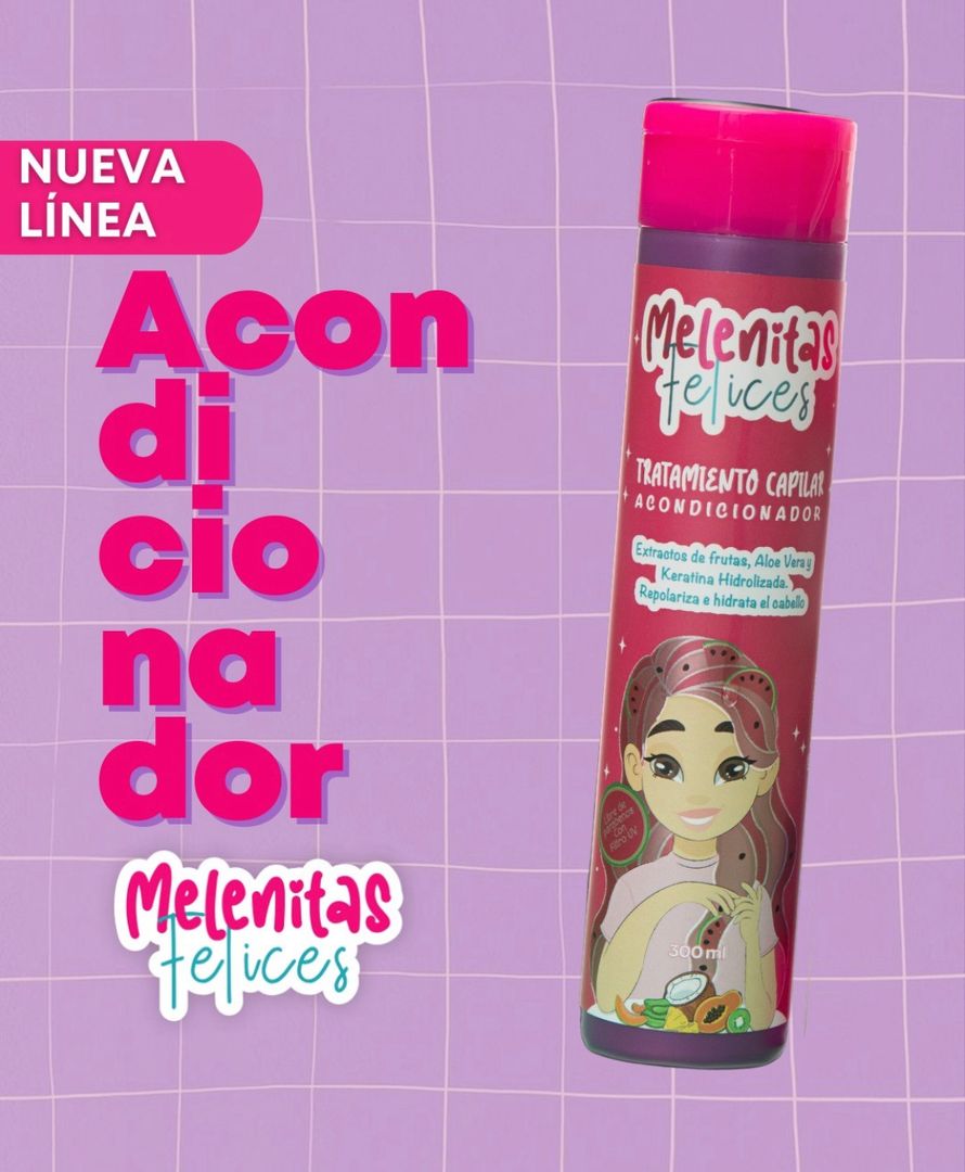 Tratamiento acondicionador 300 ml melenitas felices 