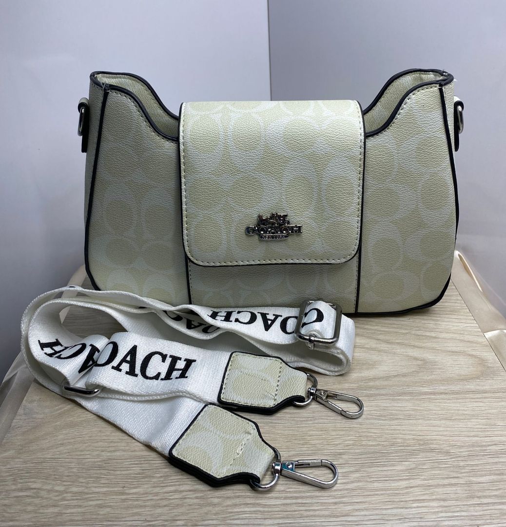 Bolso de lujo blanco y negro 