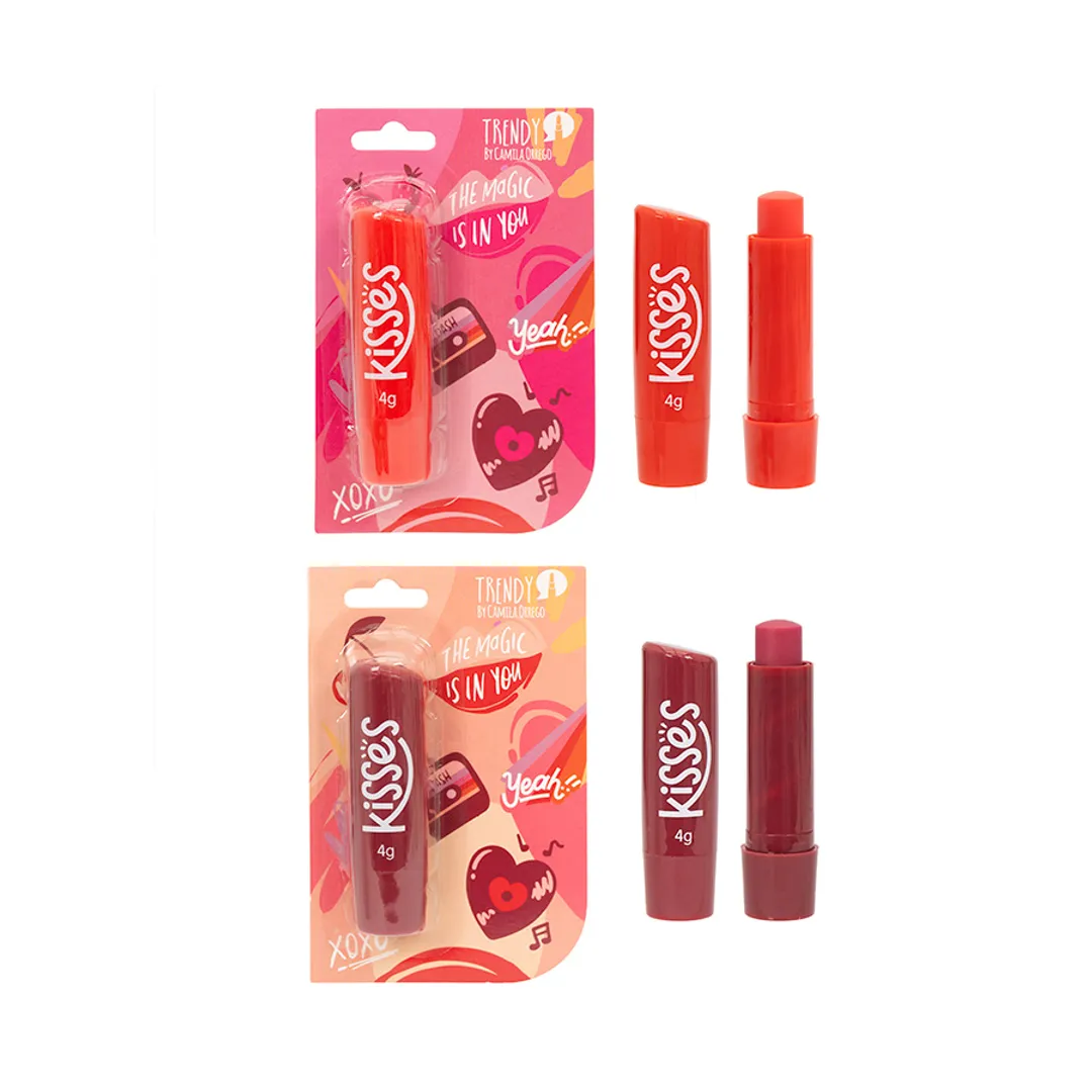BRILLO LIP BALM KISSES ROJO