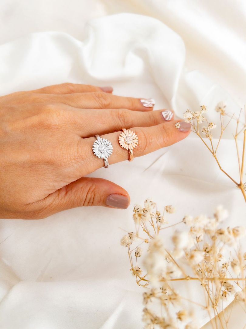 Anillo girasol 