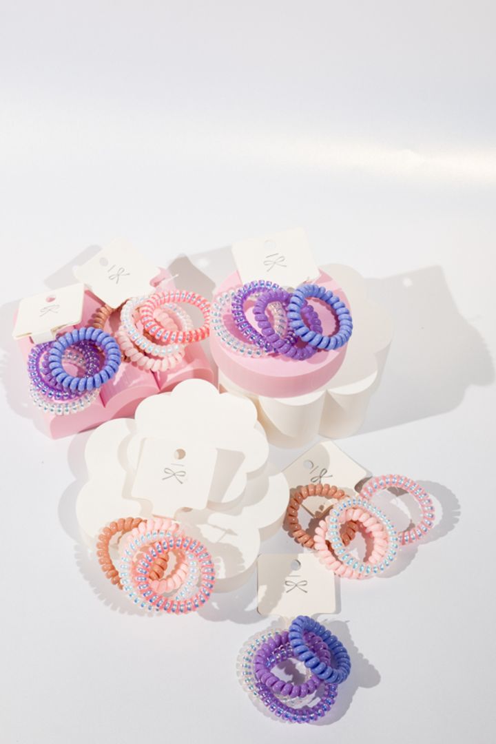 RESORTE TELÉFONO X4 ROSA