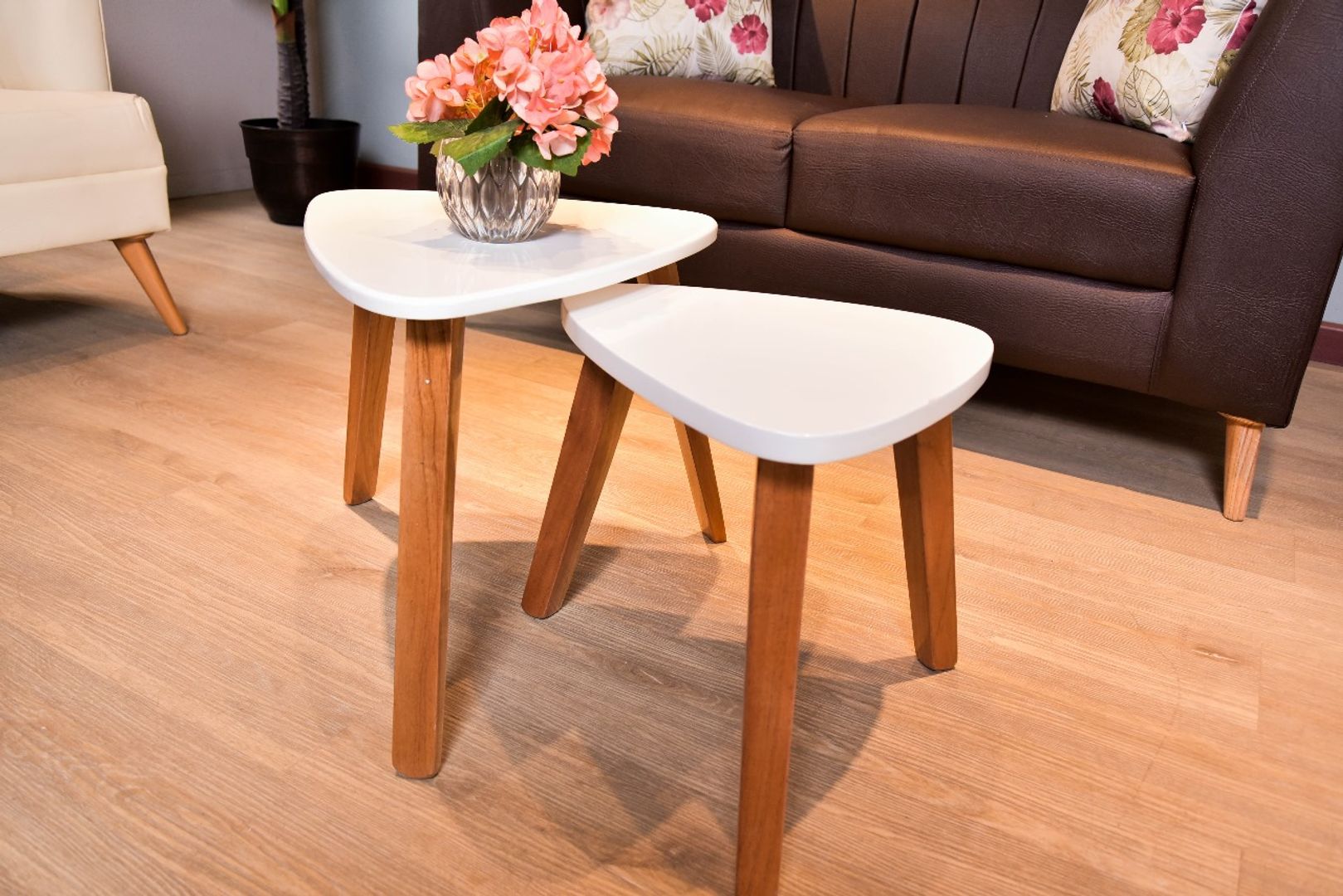 SALA PLATINO PRANNA CHOCOLATE Y BEIGE