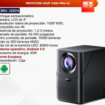 Imagen del producto PROYECTOR PJ216 PRO-EU