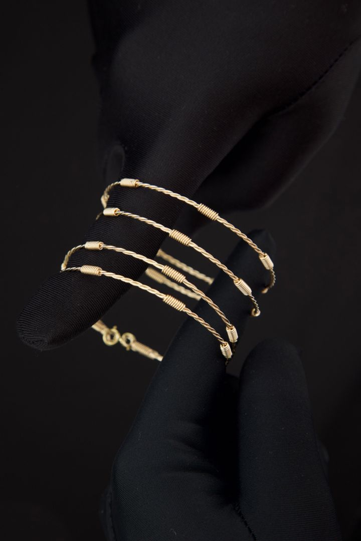 Pulsera alambre 7 nudos 