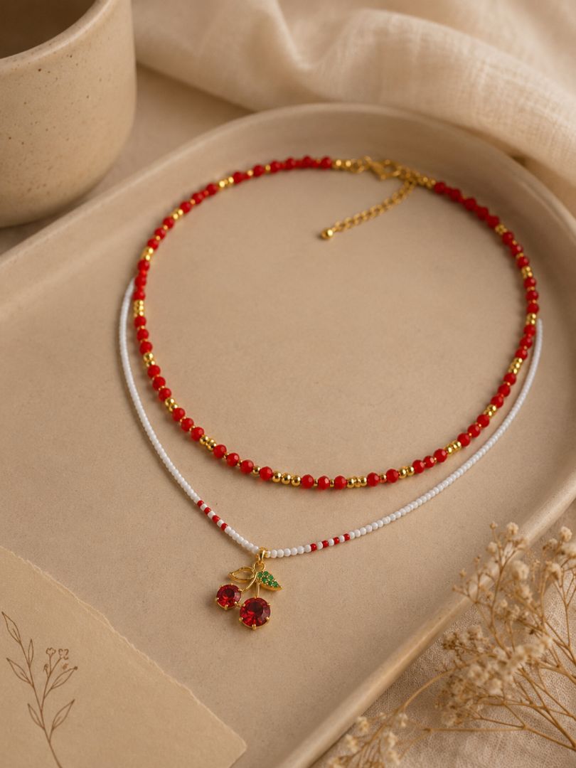 Collar Tejido Mostacilla
