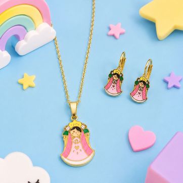 Imagen del producto Juego virgen infantil en acero