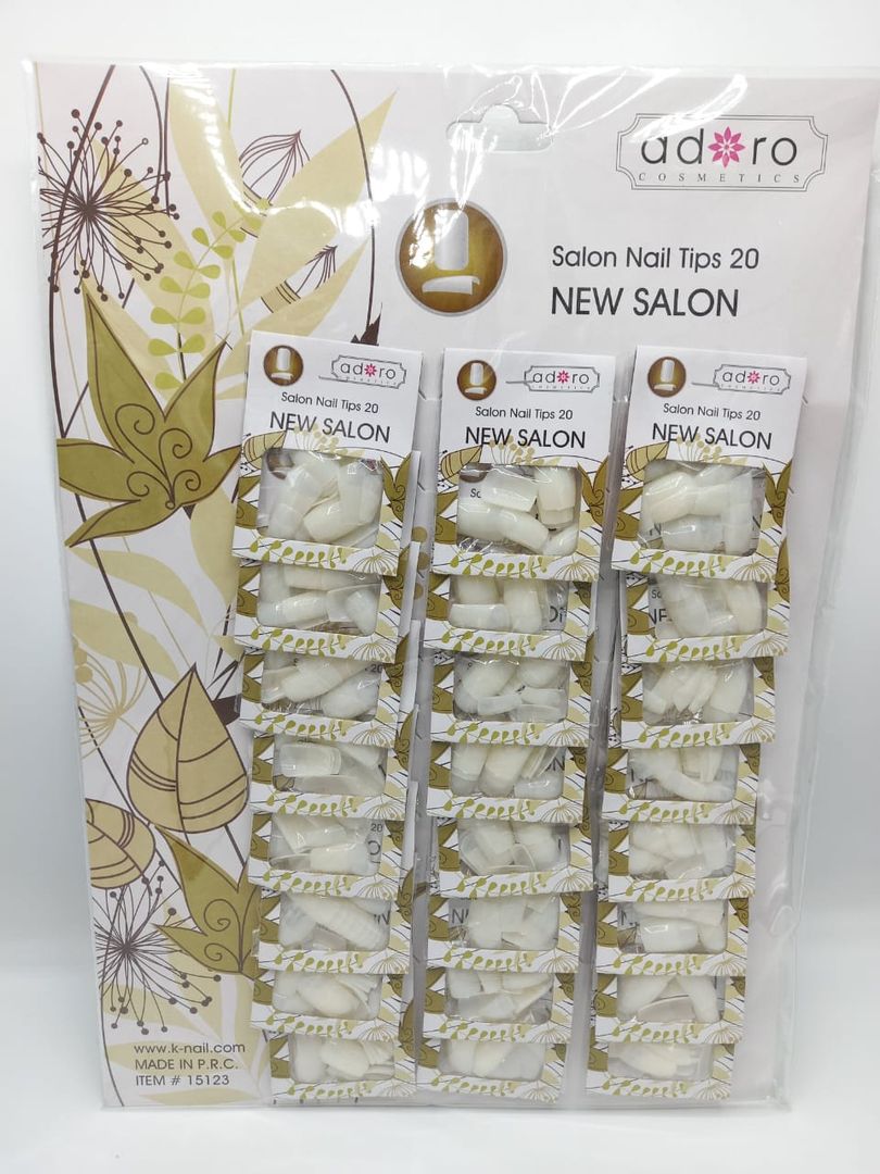 cartón uñas postizas  