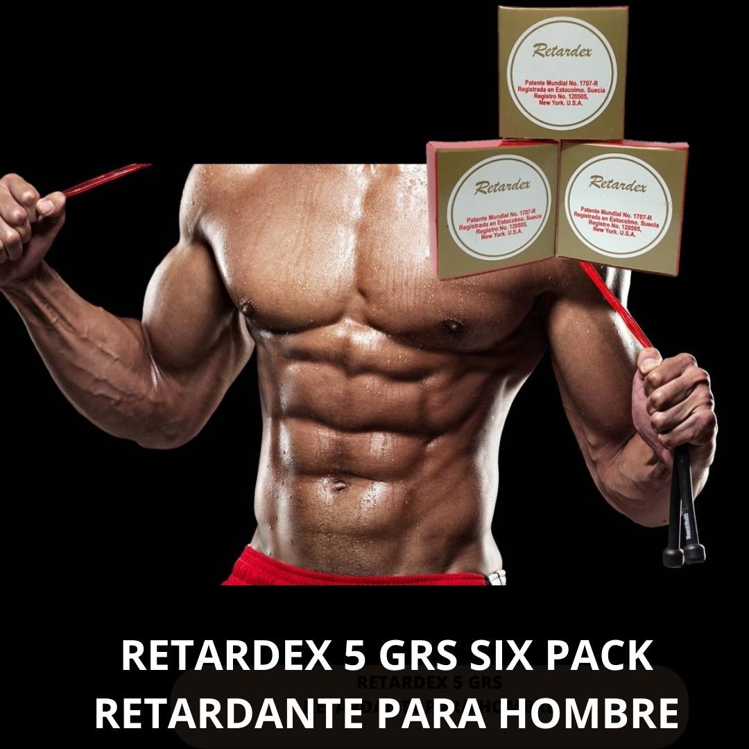 SIX PACK RETARDEX 5 GRS X 6 RETARDANTE PARA HOMBRE