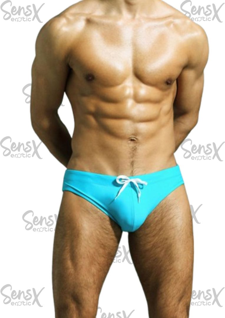 "Traje de baño masculino estilo slip