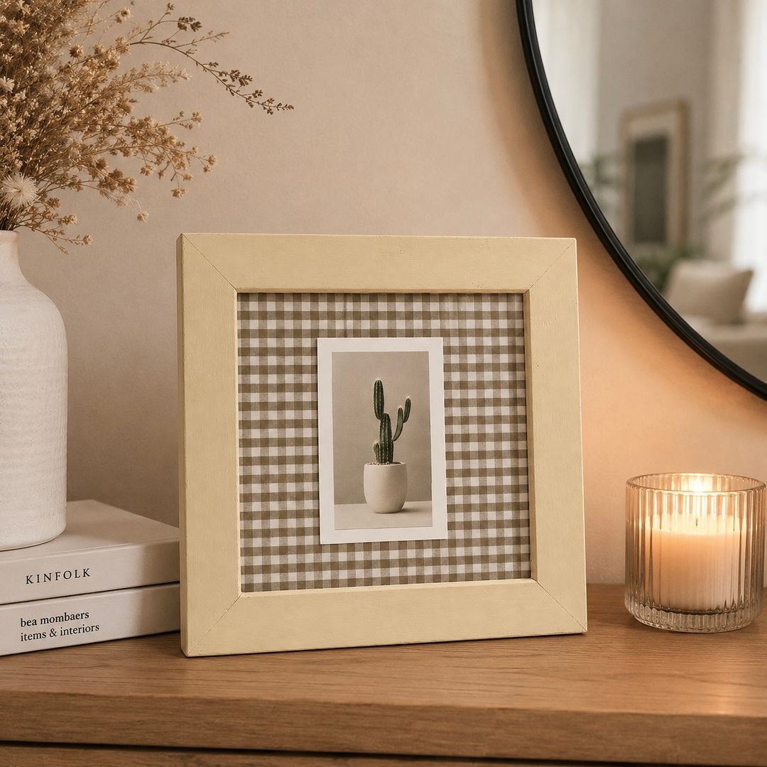 Cuadro Vichy Cactus 
