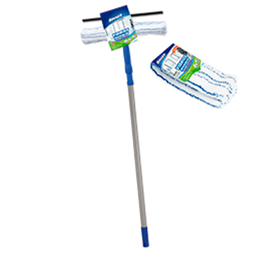 Imagen del producto LIMPIAVIDRIOS 2 EN 1 BINNER CON MANGO EXTENSIBLE 