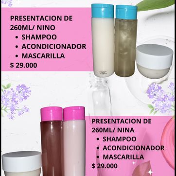 COMBO CAPILAR NIÑA (260ml) - imagen 1