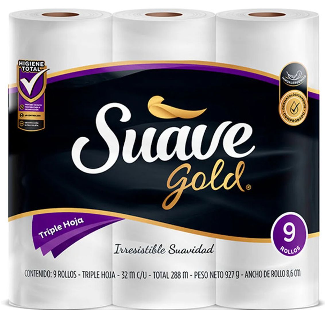 PAPEL SUAVE GOLD*9R*32M