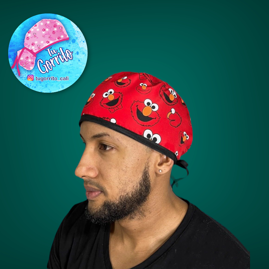 Elmo rojo horma corta  