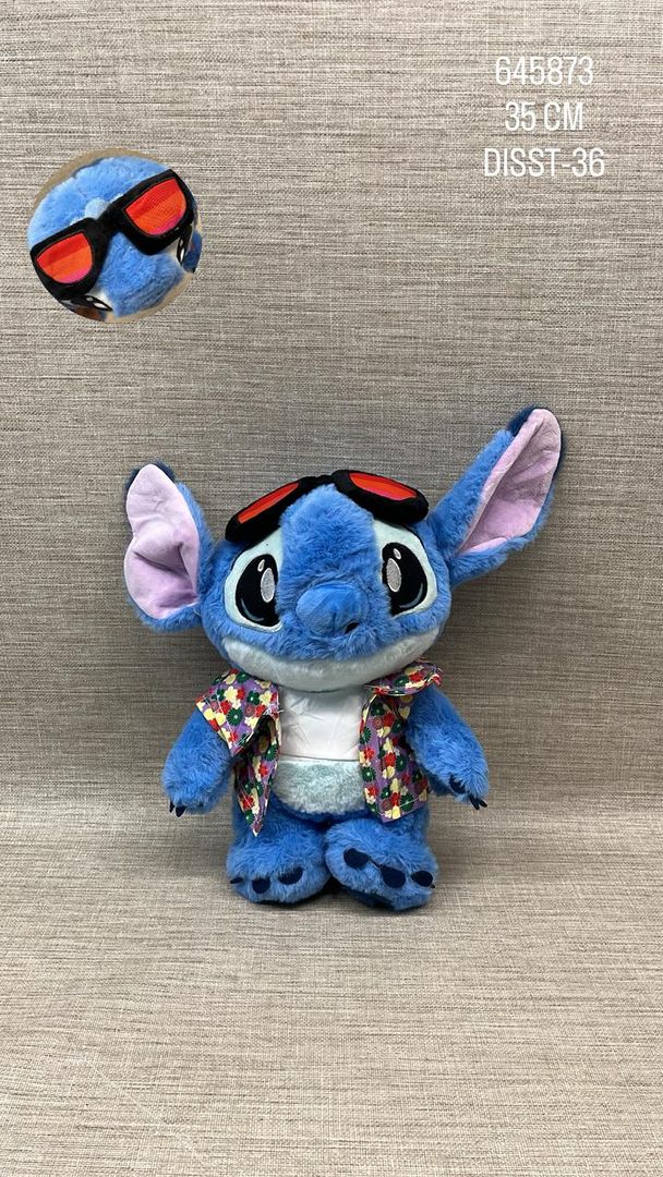 STITCH CON CAMISA COLORIDA 35 CM 