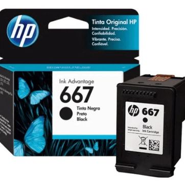 Imagen del producto Cartucho HP 667 Negro