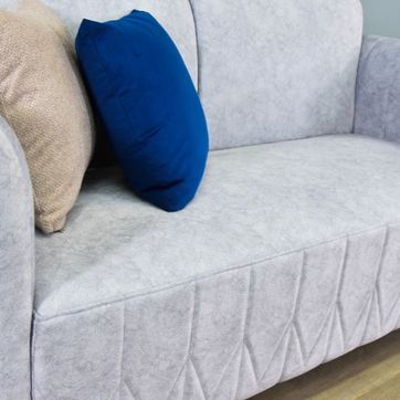 SALA ALICANTE CHAMPAÑA MESA PUFF TAPIZ GRIS	 - imagen 4