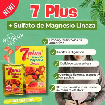 Imagen del producto 1 SOBRE-7 PLUS + SULFATO DE MAGNESIO LINAZA