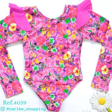 4-12-14 Manga larga niña escote espalda forrado parte delantera  - imagen 1