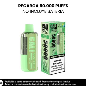 Imagen del producto Cali Pod Mighty Mint 50.000 Puffs