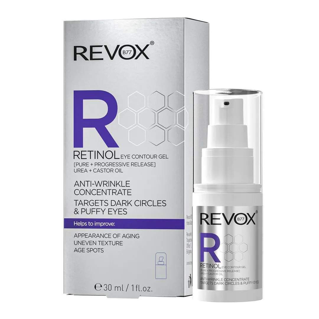 Gel Contorno de Ojos Antiarrugas de RETINOL Concentrado 30ml Revox