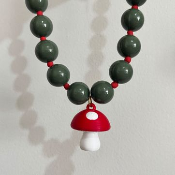 Imagen del producto Collar oliva  hongo 