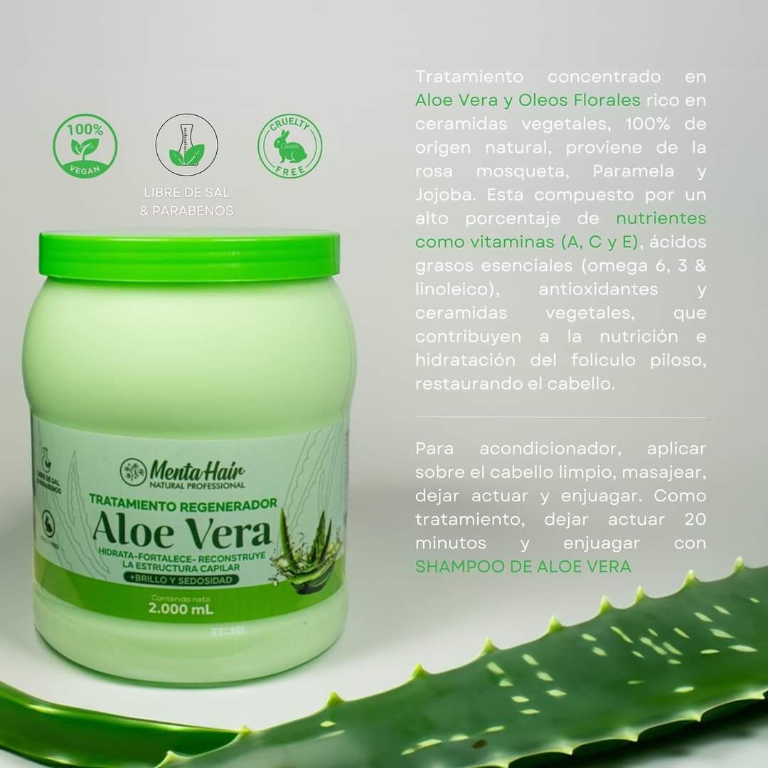 TRATAMIENTO REGENERADOR ALOE VERA BOMBONERA 